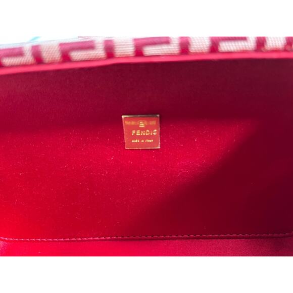 Fendi Vintage zucchino red box crossbody bag - Picture 2 of 8
